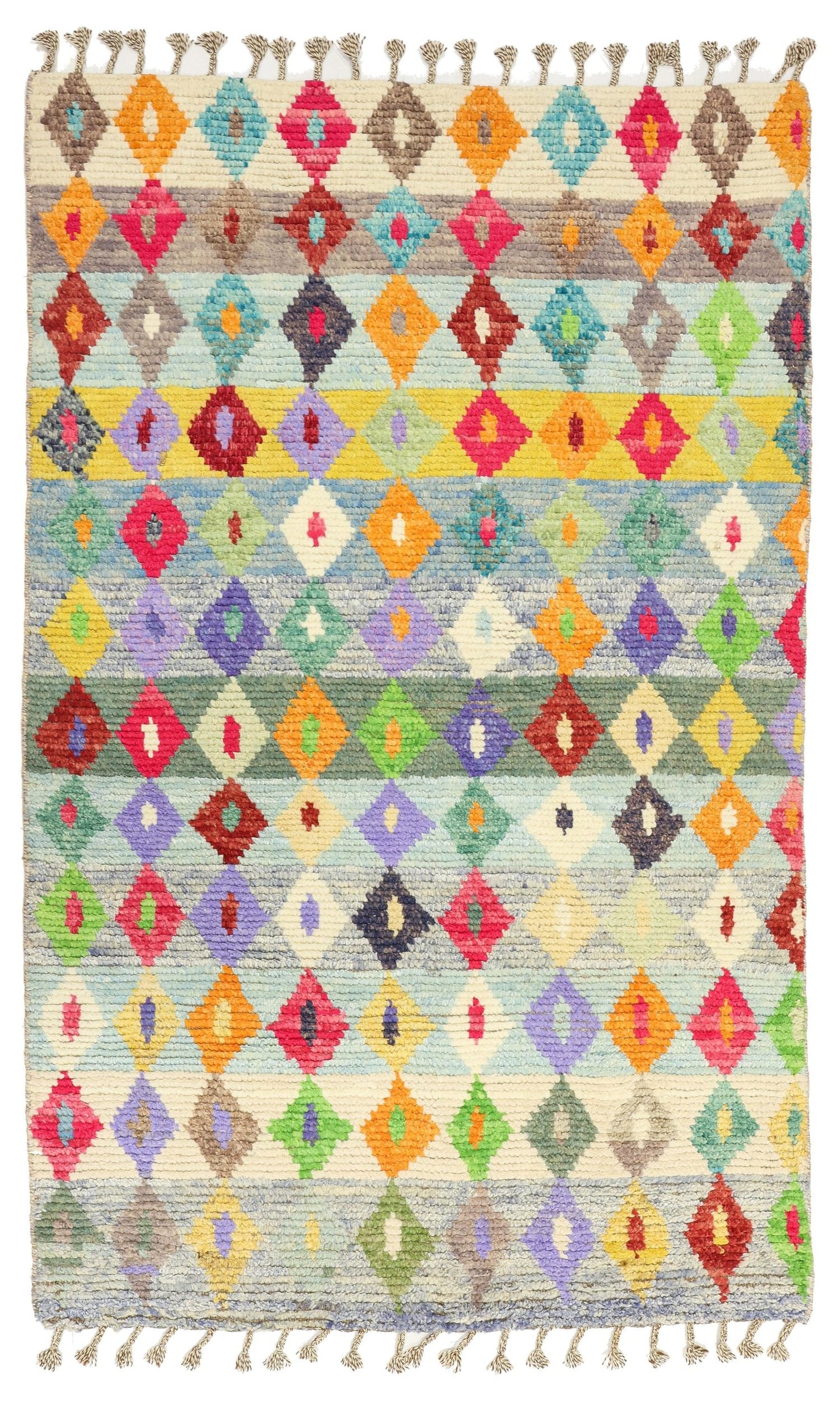 Moroccan Handwoven Tribal Rug