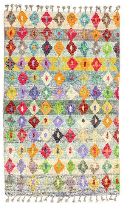 Moroccan Handwoven Tribal Rug