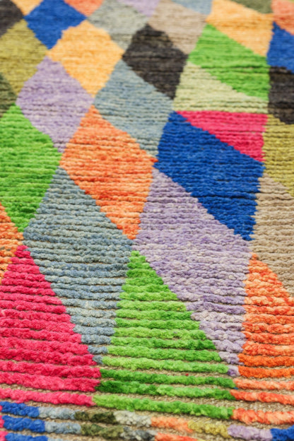 Moroccan Handwoven Tribal Rug, J80693