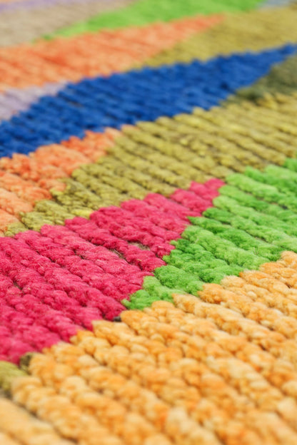 Moroccan Handwoven Tribal Rug, J80693