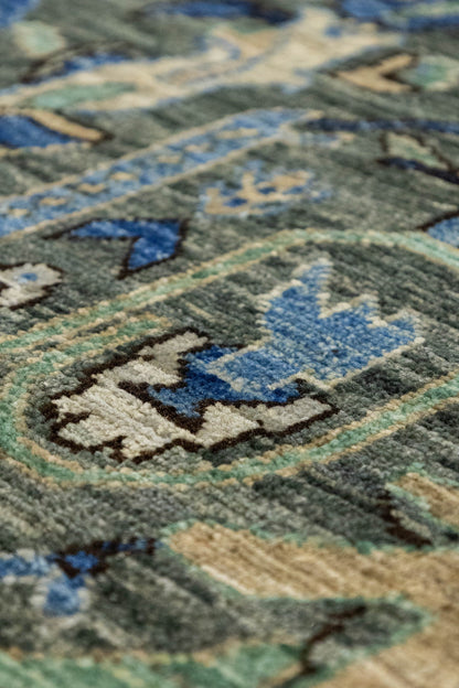 Mustafi Handwoven Tribal Rug, J86198