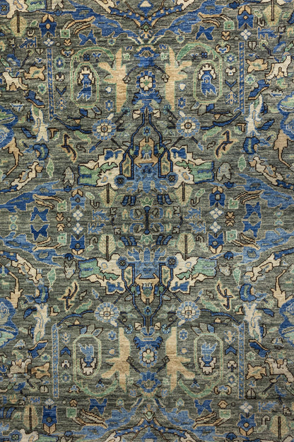 Mustafi Handwoven Tribal Rug, J86198