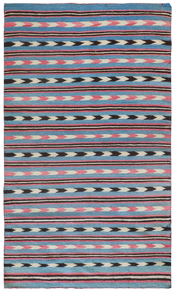 Antique Navajo Handwoven Tribal Rug