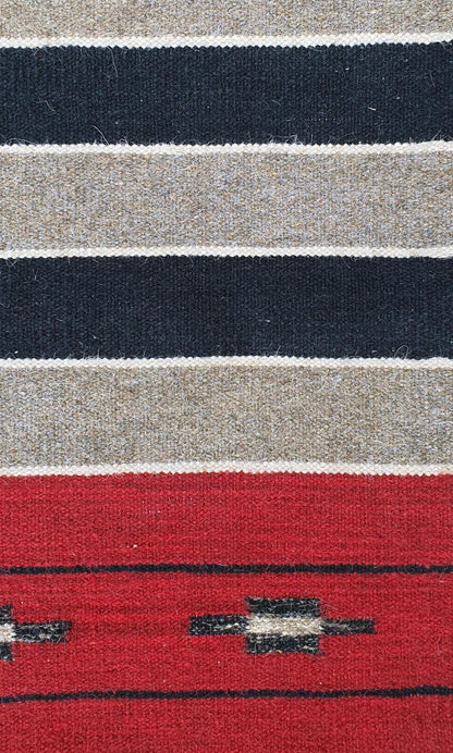 Navajo Handwoven Tribal Rug, J80100