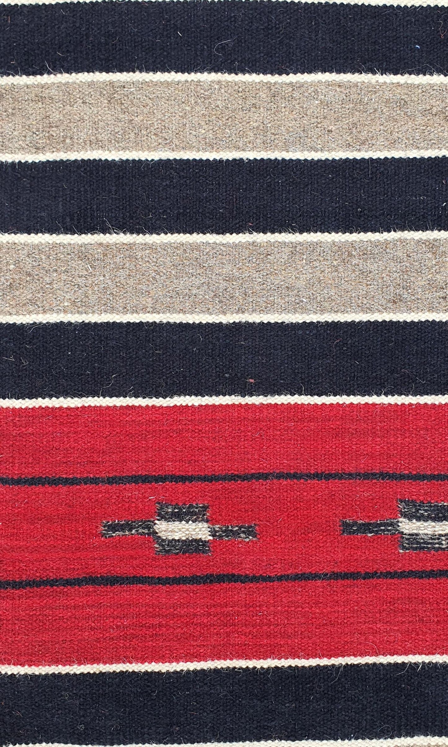 Navajo Handwoven Tribal Rug, J80100