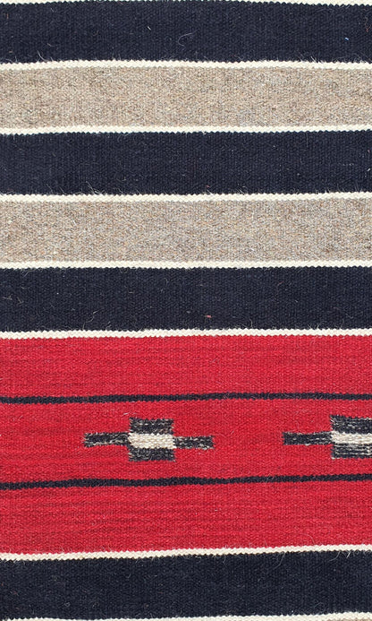 Navajo Handwoven Tribal Rug, J80100
