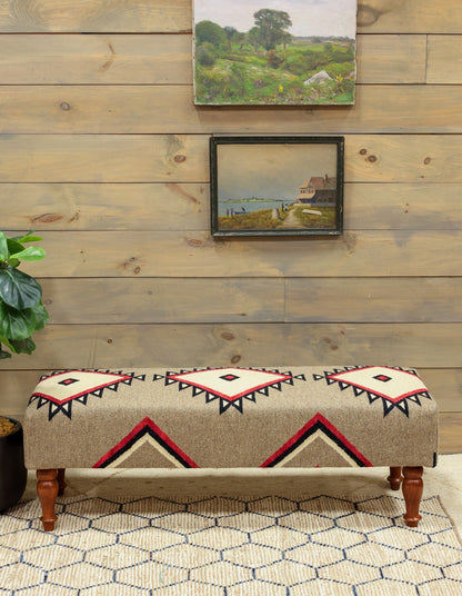 Navajo Ottoman Tribal Rug