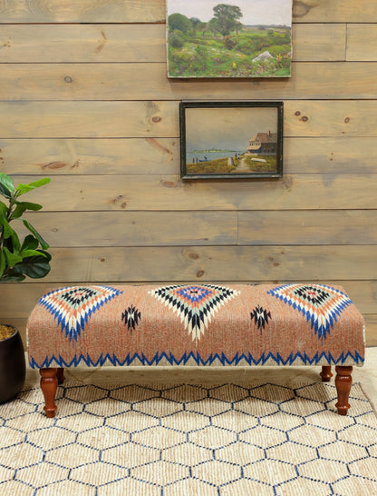 Navajo Ottoman Tribal Rug