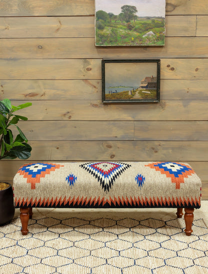 Navajo Ottoman Tribal Rug