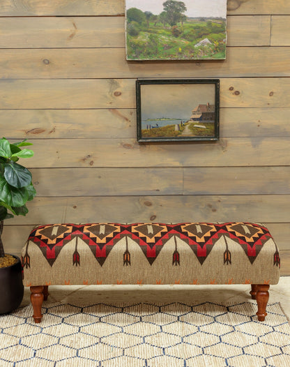Navajo Ottoman Tribal Rug