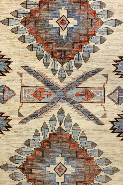 Navajo Handwoven Tribal Rug, J81028