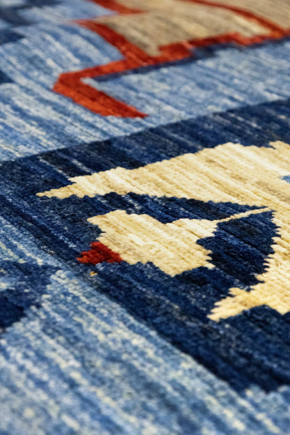 Navajo Handwoven Tribal Rug, J86035