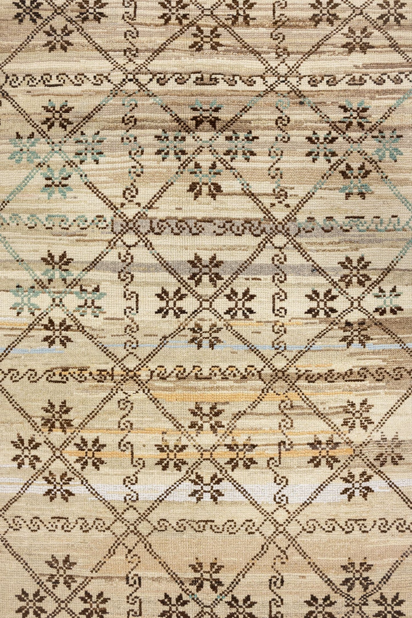 Nordic Kars Handwoven Tribal Rug, J88947