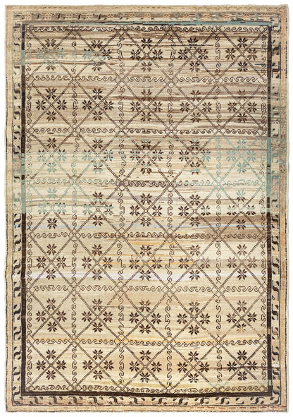  Nordic Kars Handwoven Tribal Rug