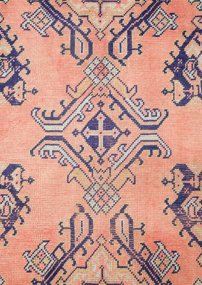Vintage Oushak Handwoven Tribal Rug, J73092