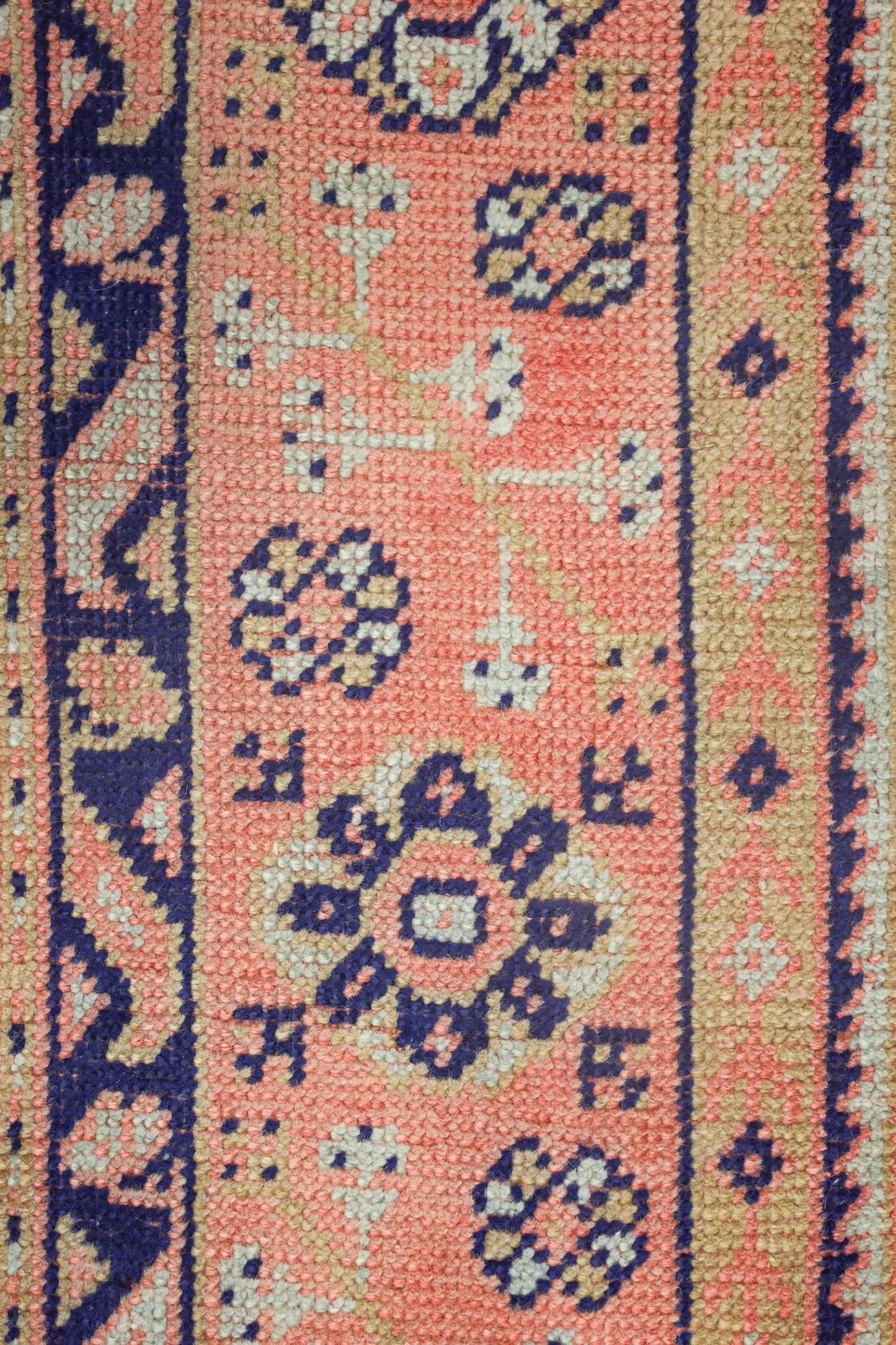 Vintage Oushak Handwoven Tribal Rug, J73092
