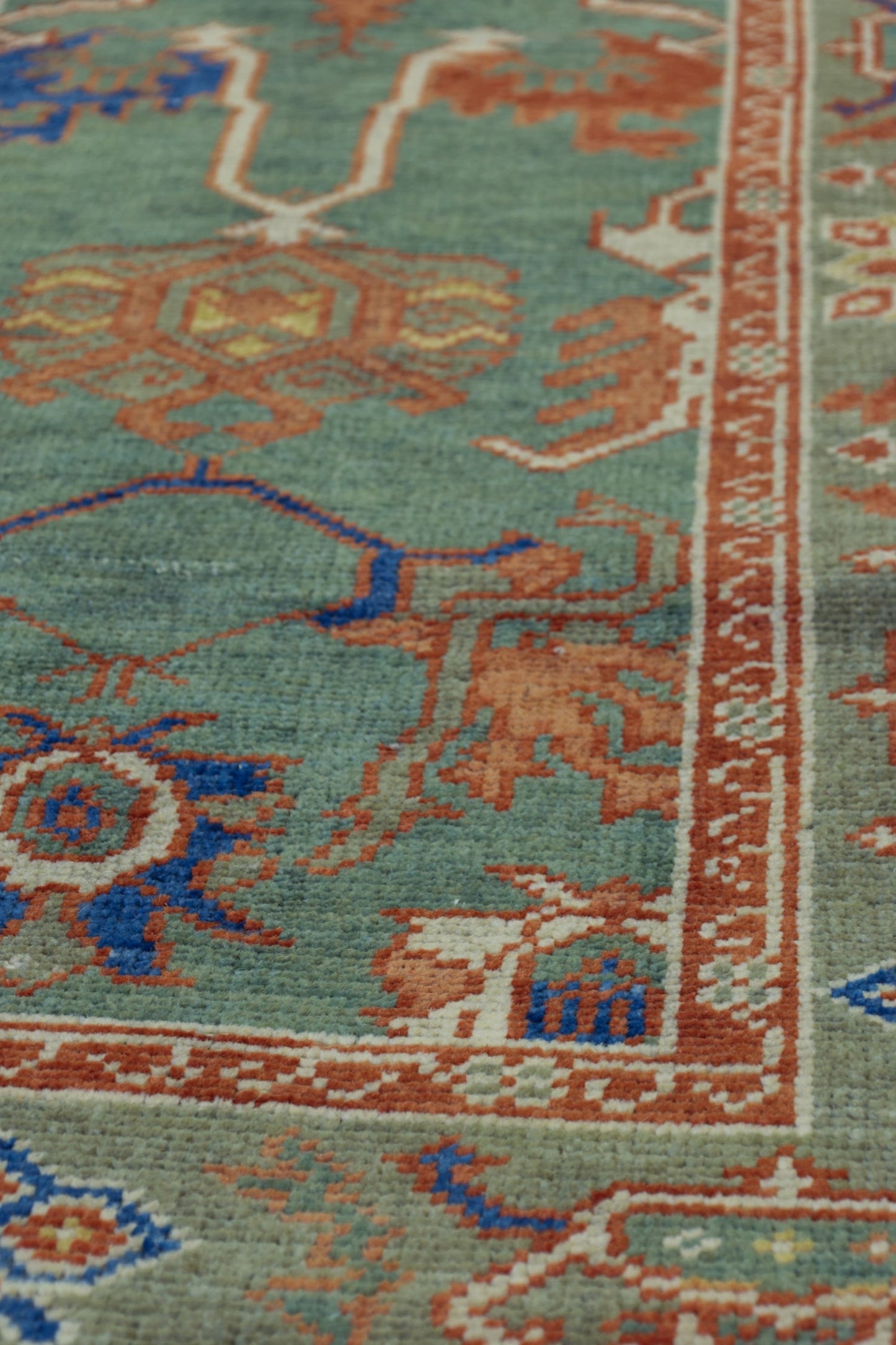 Oushak Handwoven Tribal Rug, J80461