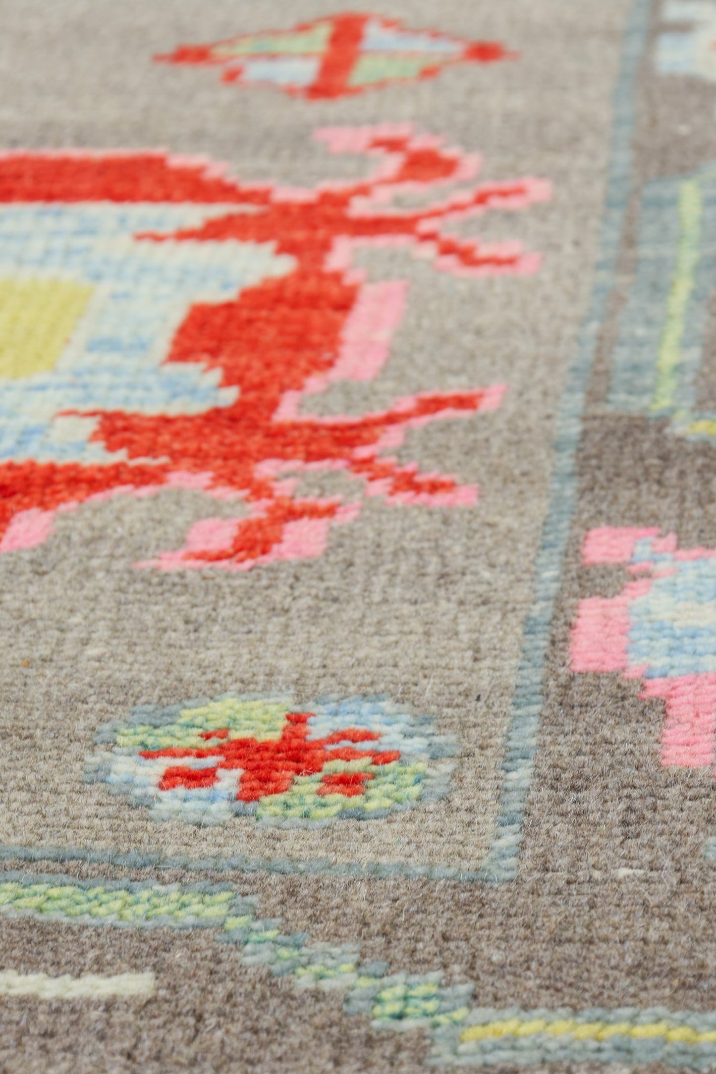 Oushak Handwoven Tribal Rug, J80496