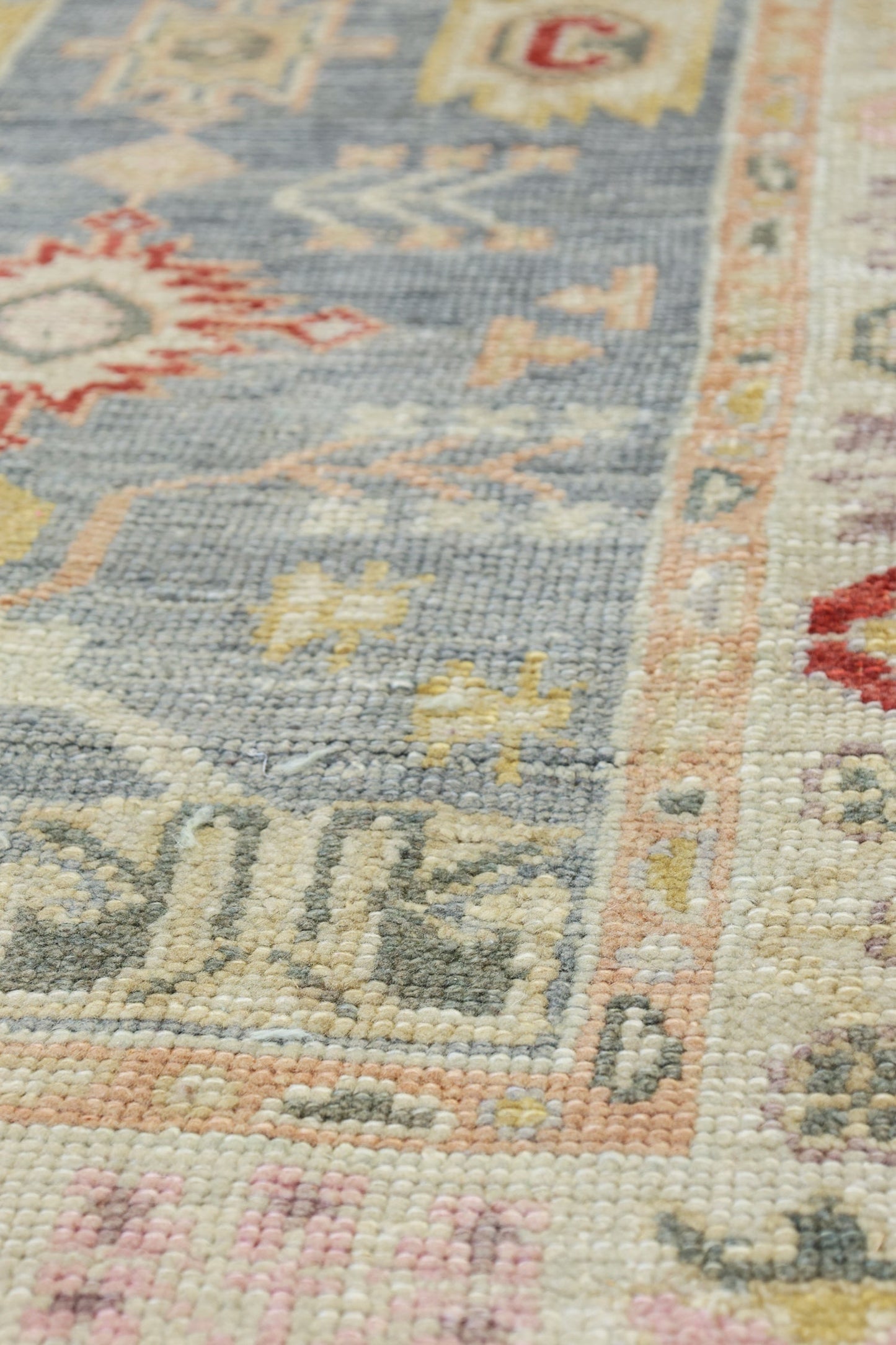 Oushak Handwoven Tribal Rug, J80497