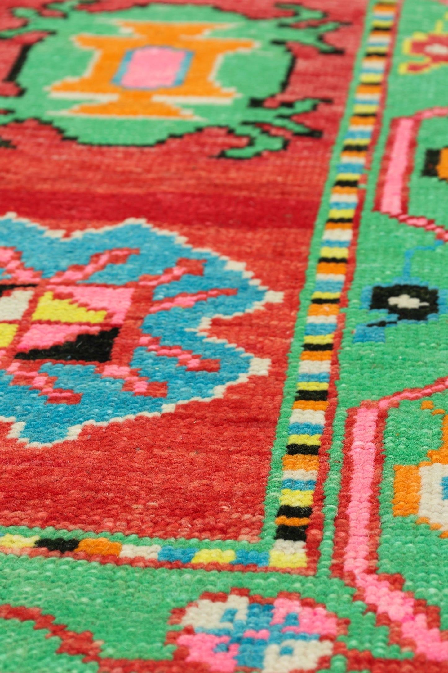 Oushak Handwoven Tribal Rug, J80501