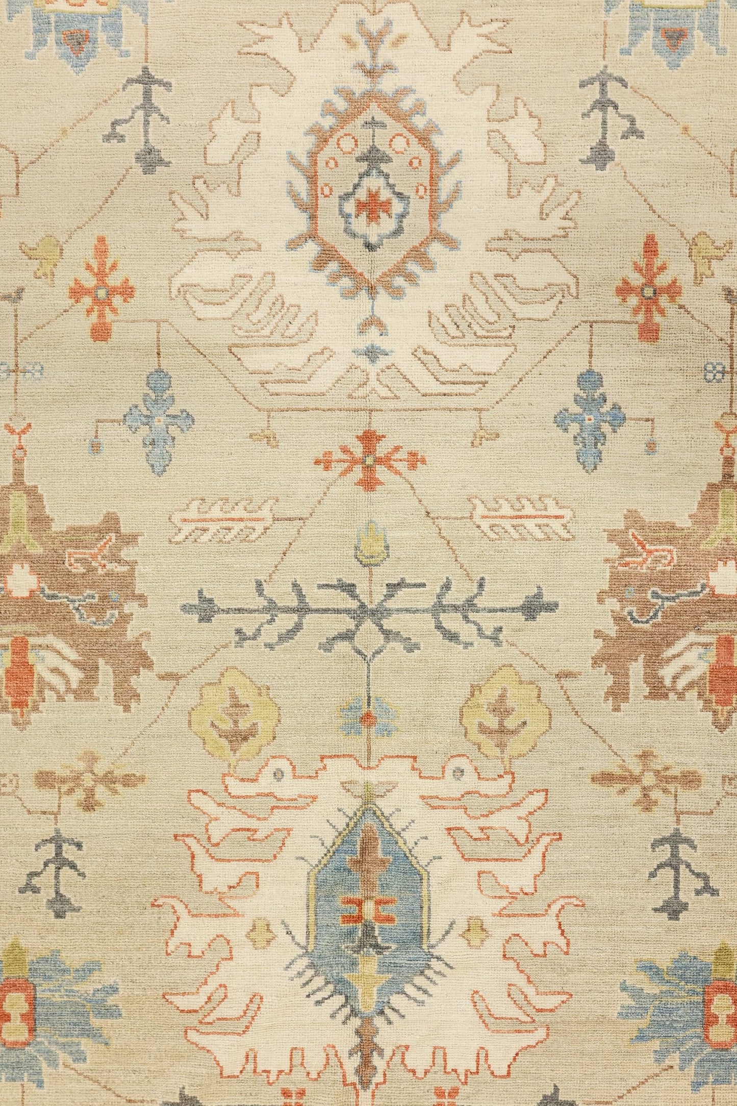 Oushak Handwoven Tribal Rug, J81313