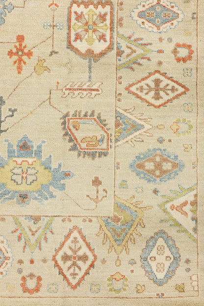 Oushak Handwoven Tribal Rug, J81313