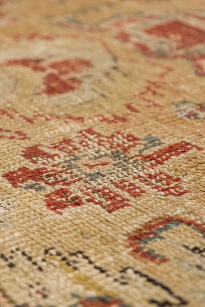 Vintage Oushak Handwoven Tribal Rug, J86413