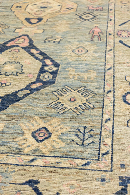 Oushak Handwoven Tribal Rug, J86778