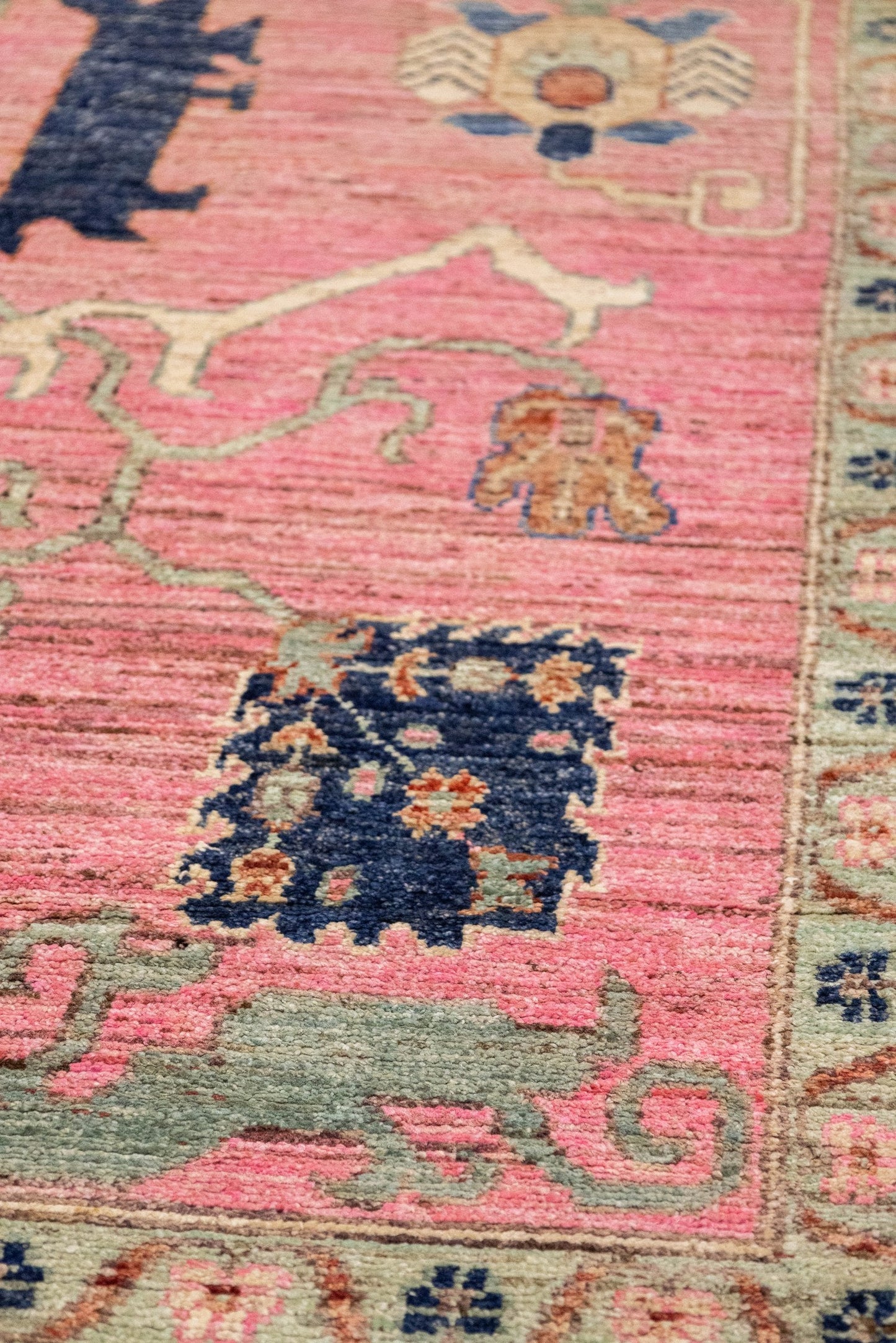 Oushak Handwoven Tribal Rug, J86793
