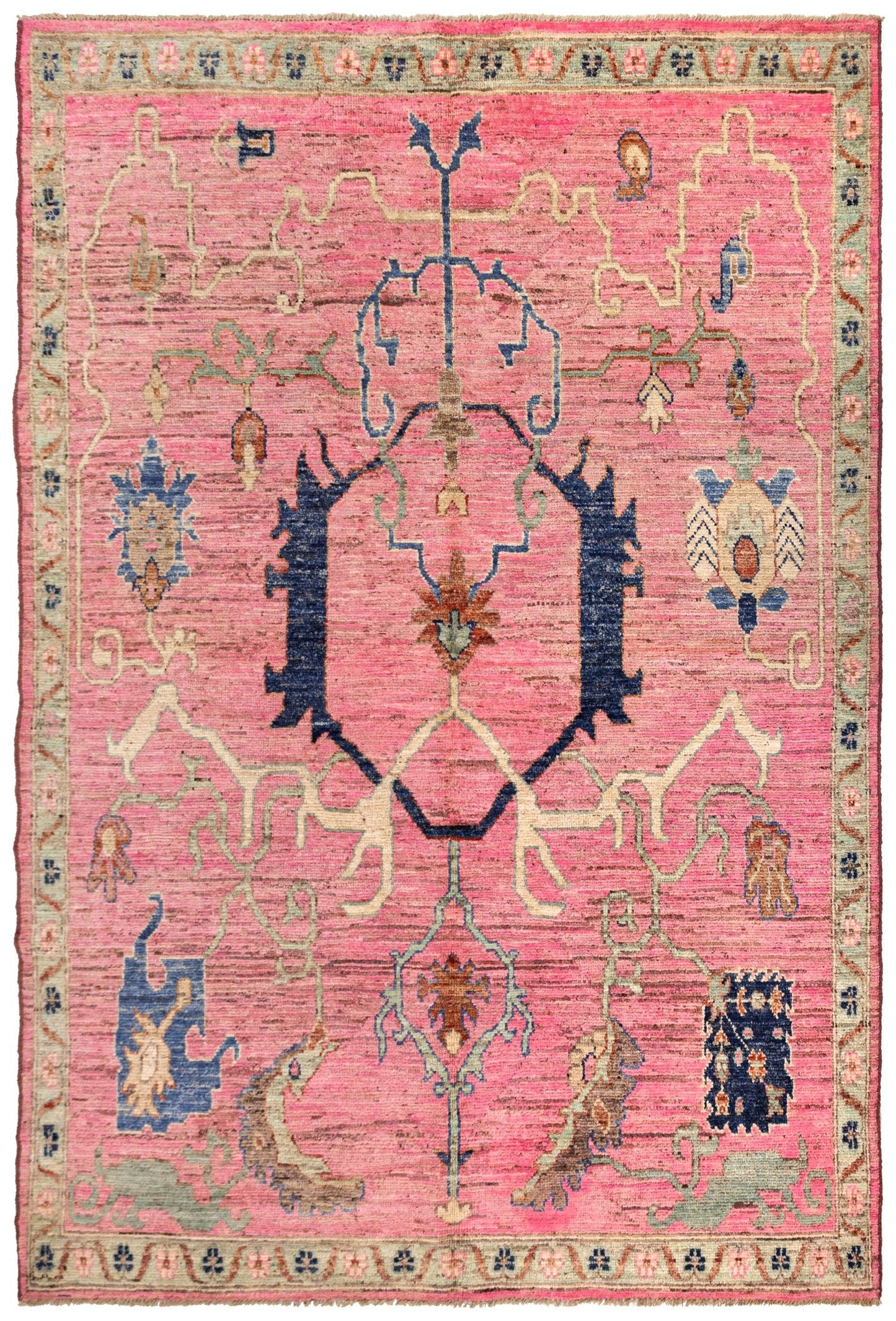 Oushak Handwoven Tribal Rug