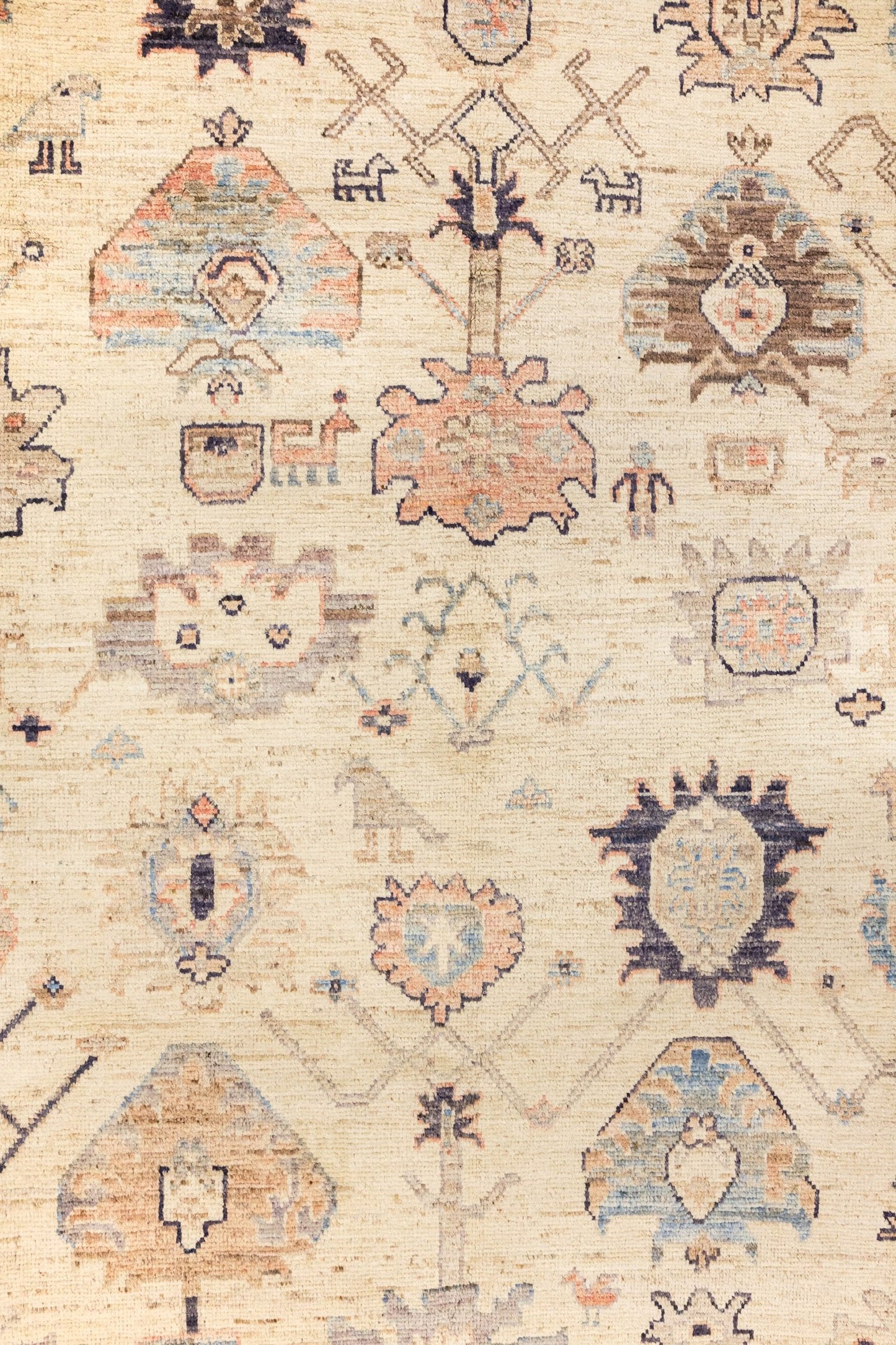 Oushak Handwoven Tribal Rug, J86847