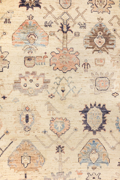Oushak Handwoven Tribal Rug, J86847