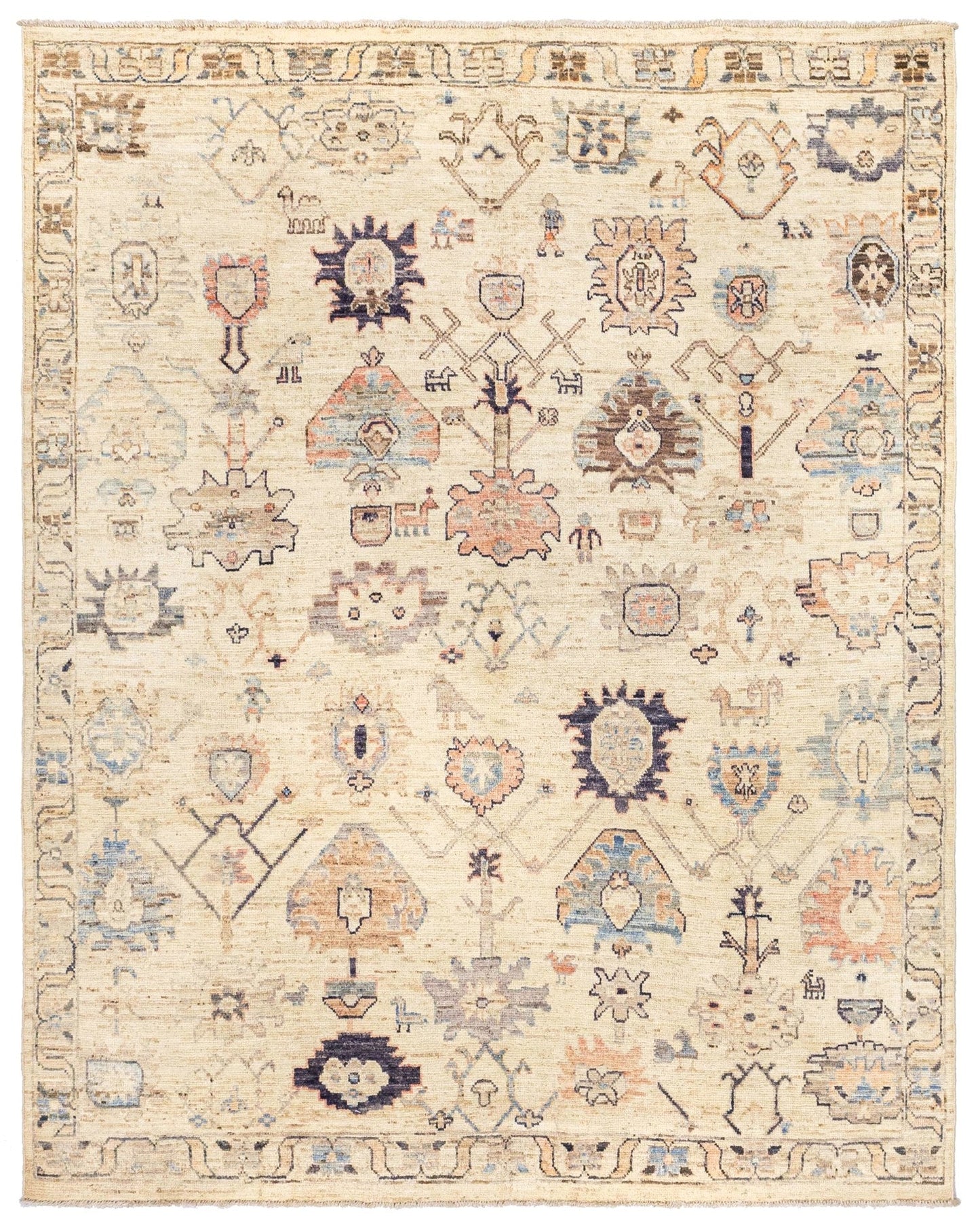 Oushak Handwoven Tribal Rug