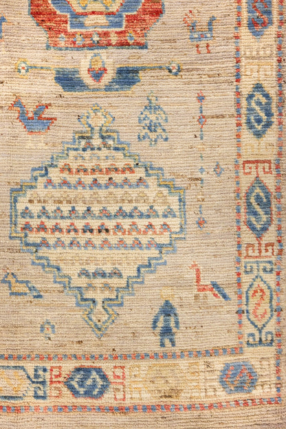 Oushak Handwoven Tribal Rug, J86891