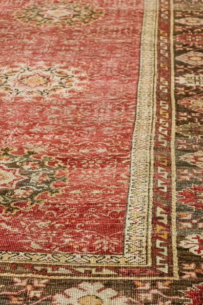 Antique Oushak Handwoven Tribal Rug, J87205