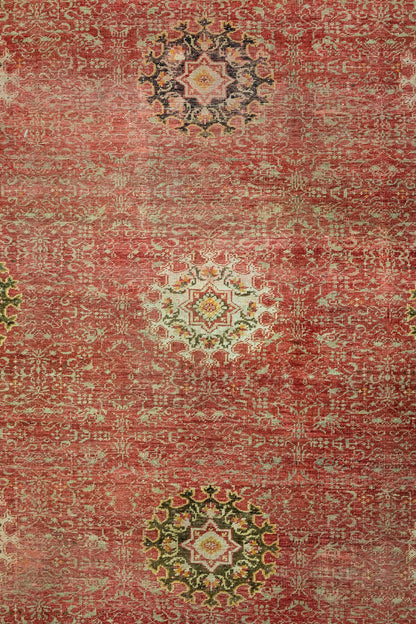 Antique Oushak Handwoven Tribal Rug, J87205