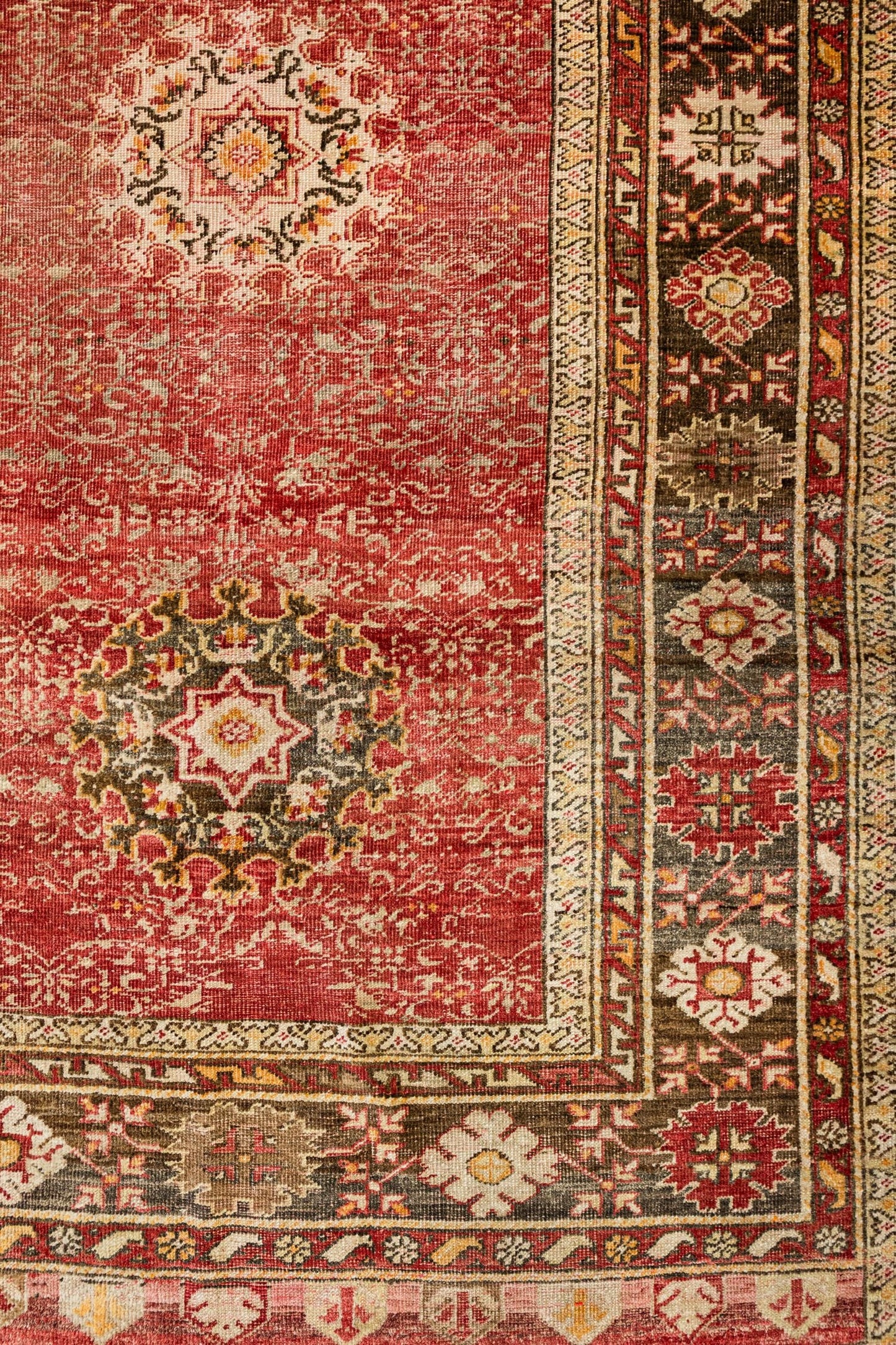 Antique Oushak Handwoven Tribal Rug, J87205