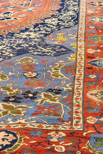 Antique Oushak Handwoven Tribal Rug, J87291