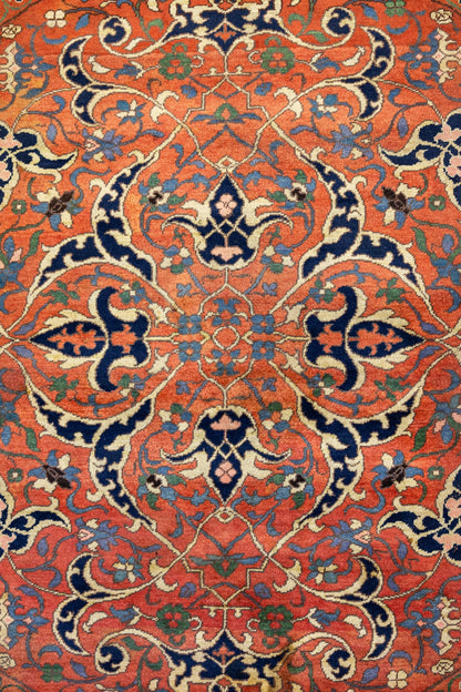 Antique Oushak Handwoven Tribal Rug, J87291