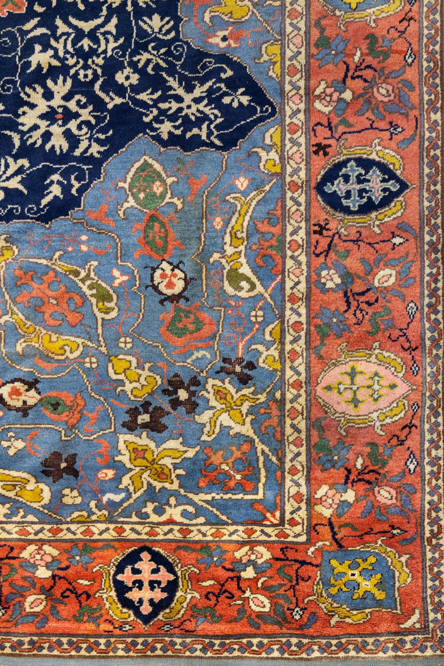 Antique Oushak Handwoven Tribal Rug, J87291
