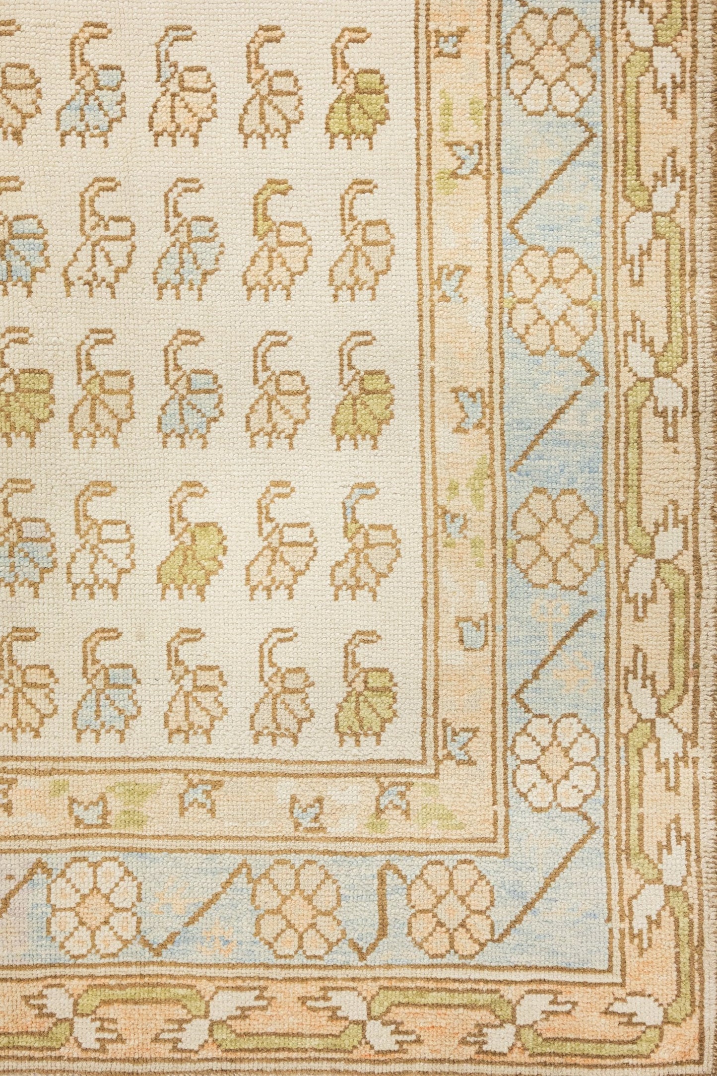 Oushak Handwoven Tribal Rug, J87972