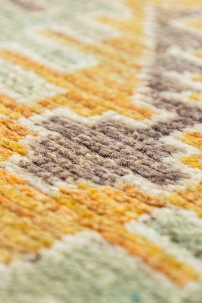 Oushak Handwoven Tribal Rug, J87981