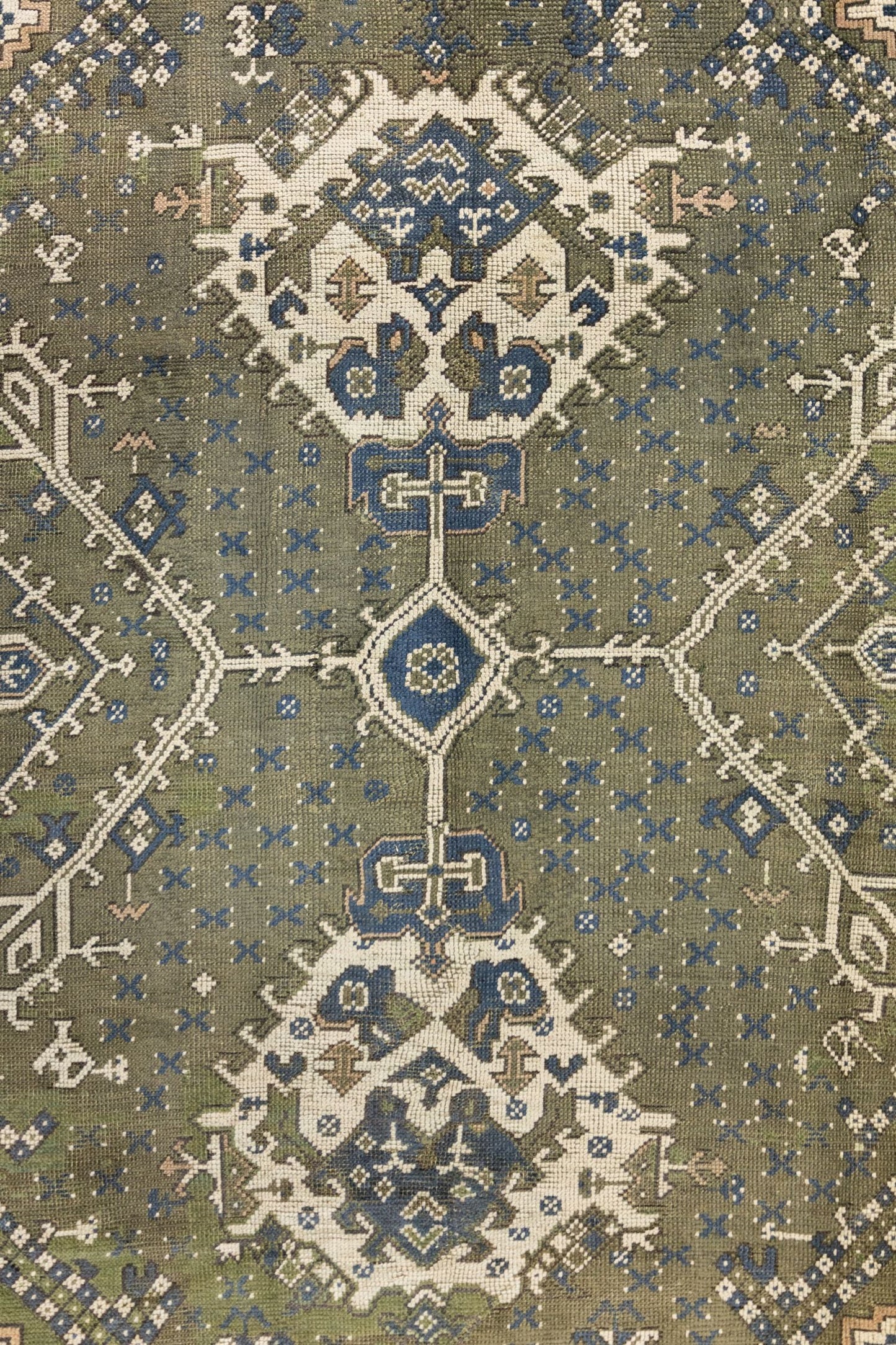 Antique Oushak Handwoven Tribal Rug, J88093