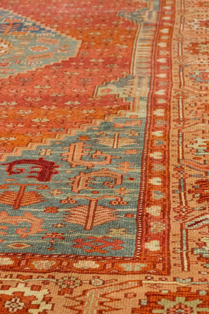 Antique Oushak Handwoven Tribal Rug, J88096