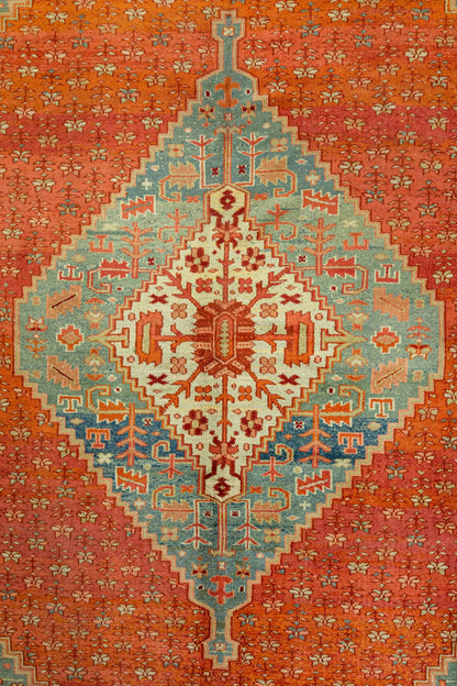 Antique Oushak Handwoven Tribal Rug, J88096