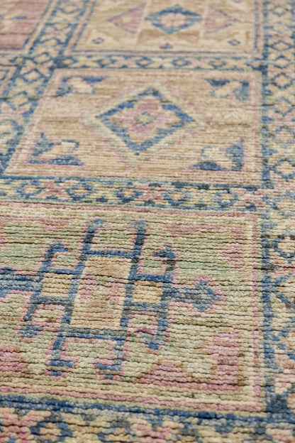 Panel Oushak Handwoven Tribal Rug, J86875