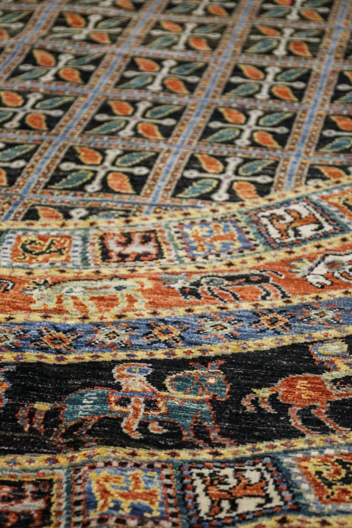 Pazyryk Handwoven Tribal Rug, J81354
