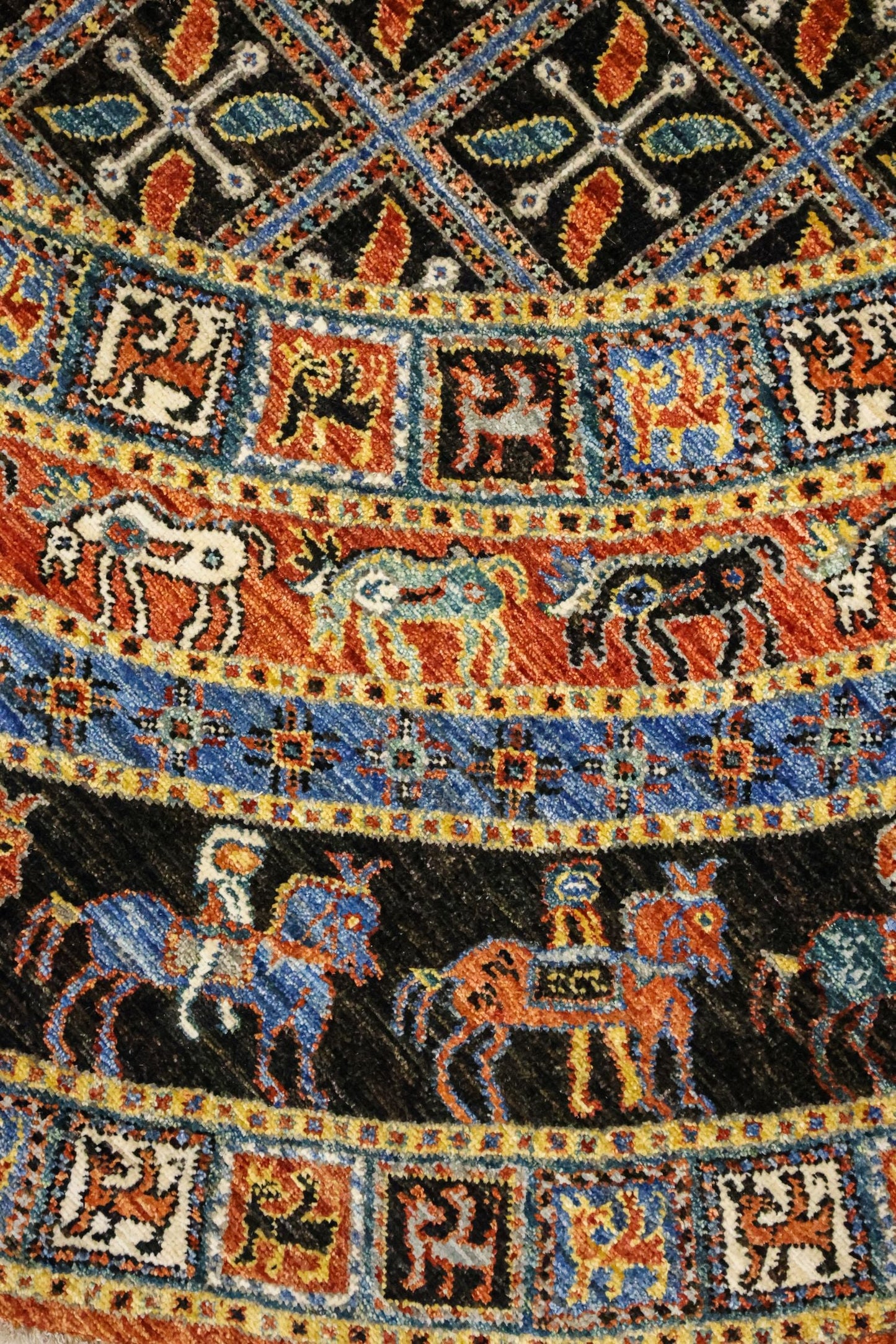Pazyryk Handwoven Tribal Rug, J81354