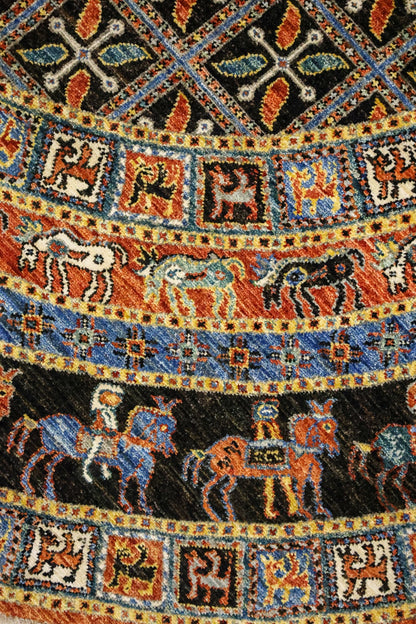 Pazyryk Handwoven Tribal Rug, J81354
