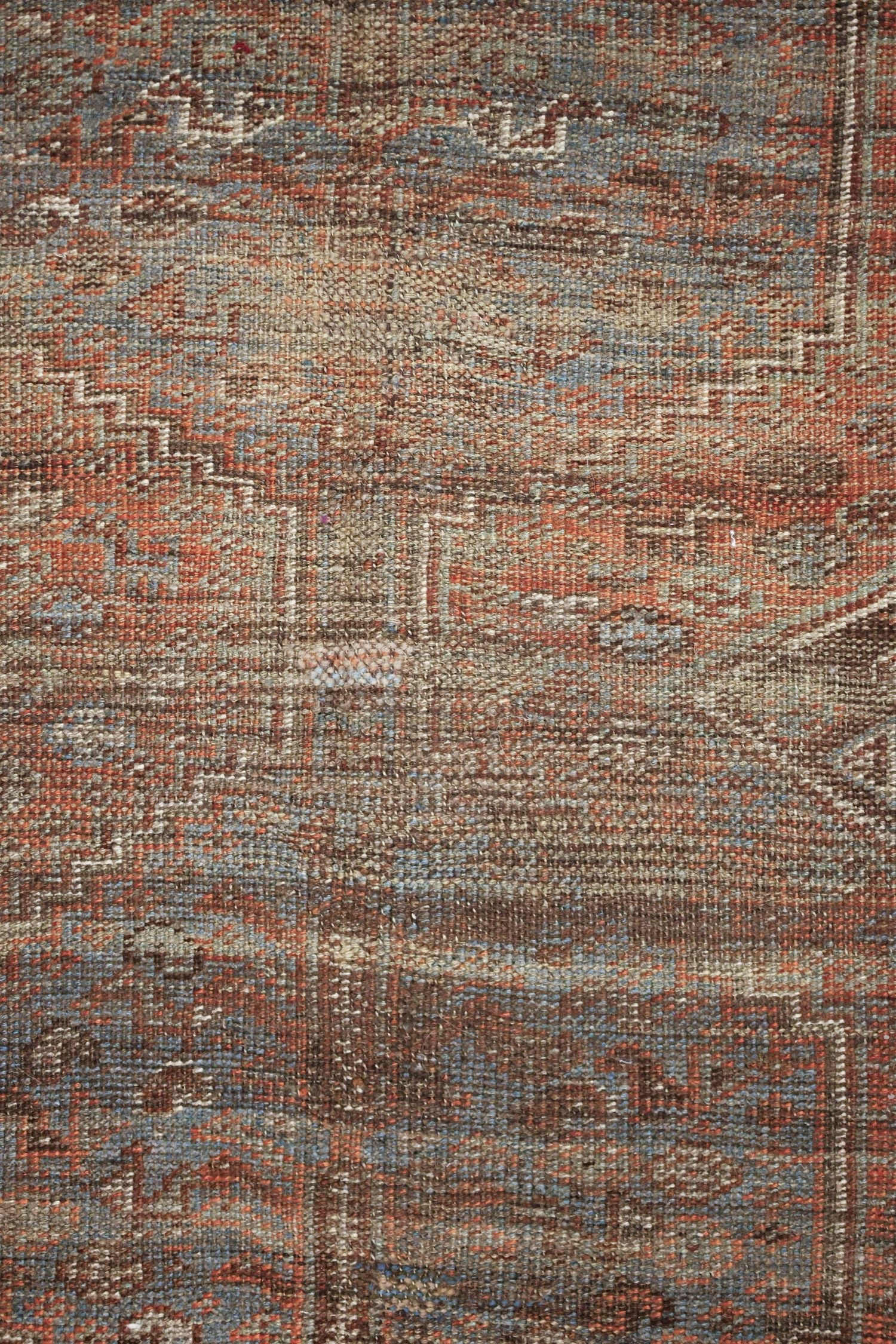 Vintage Qashqai Handwoven Tribal Rug, J69250